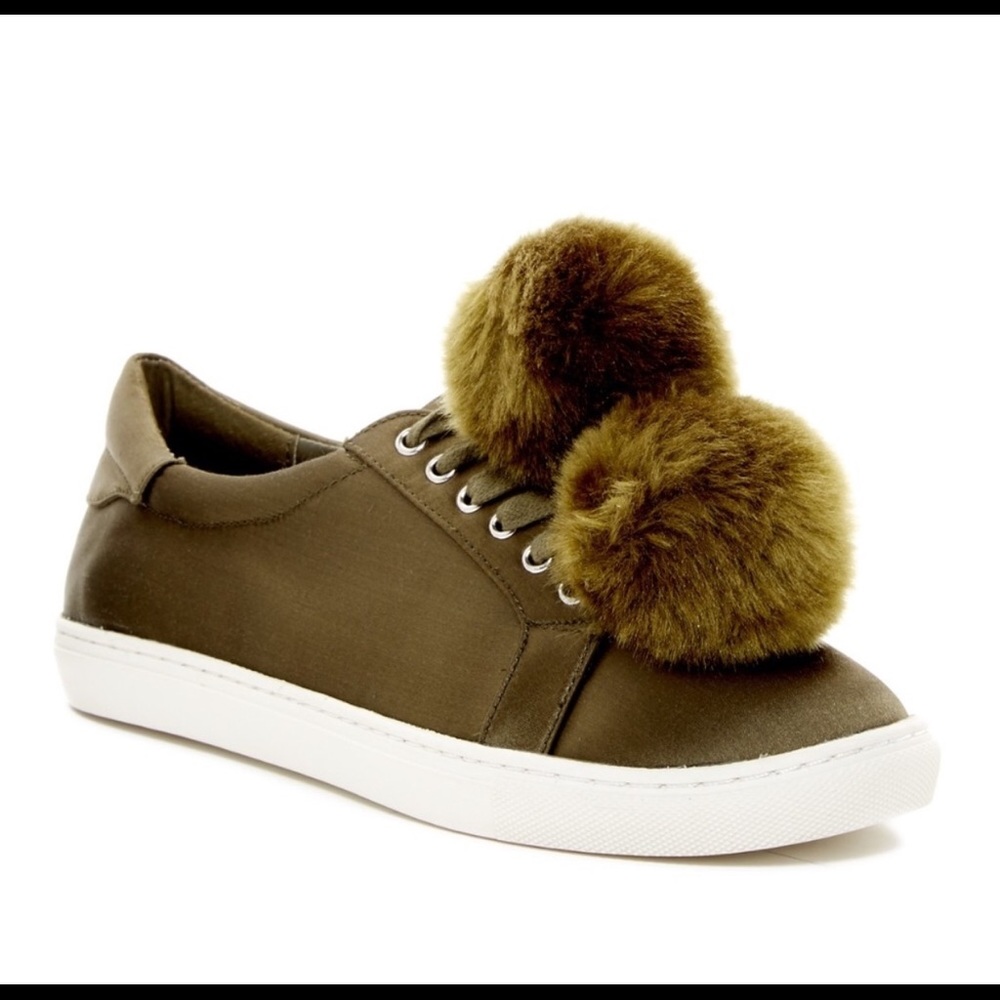 Cash Satin Faux Fur Sneaker